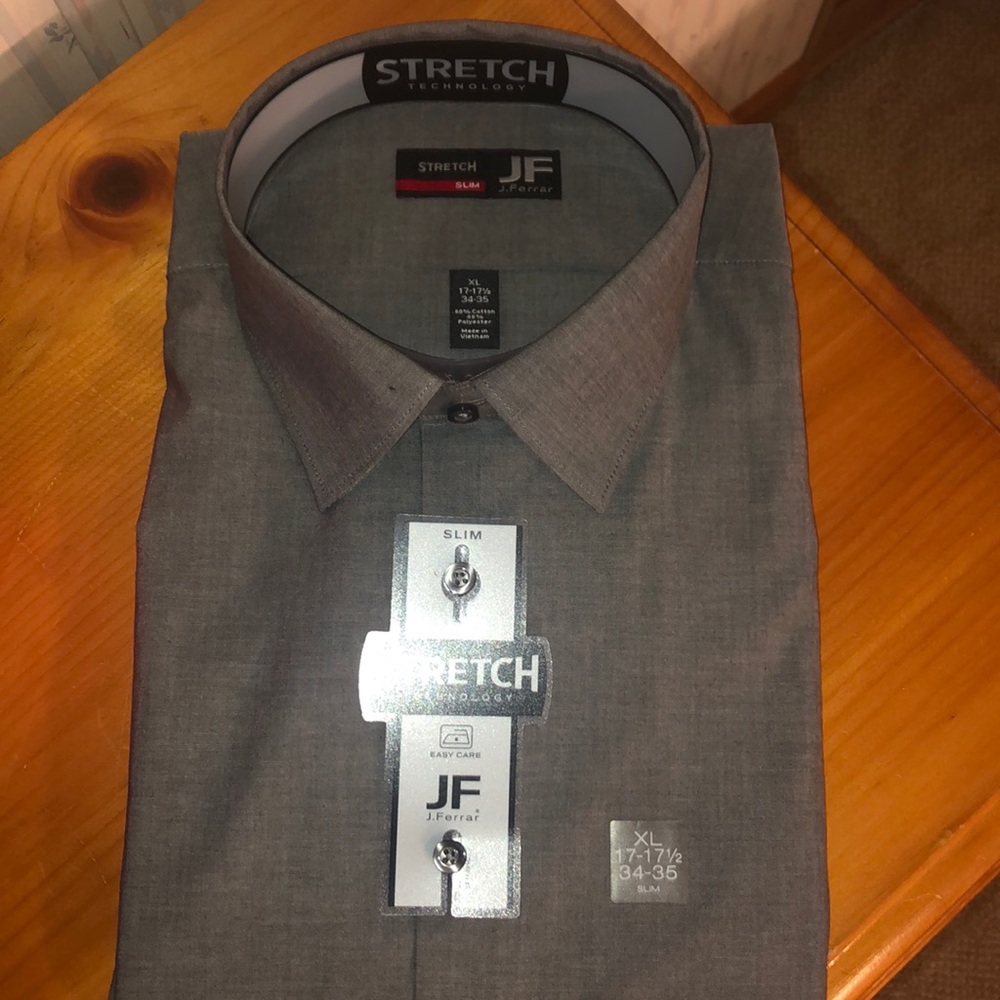 Men’s long sleeve bottom up shirt